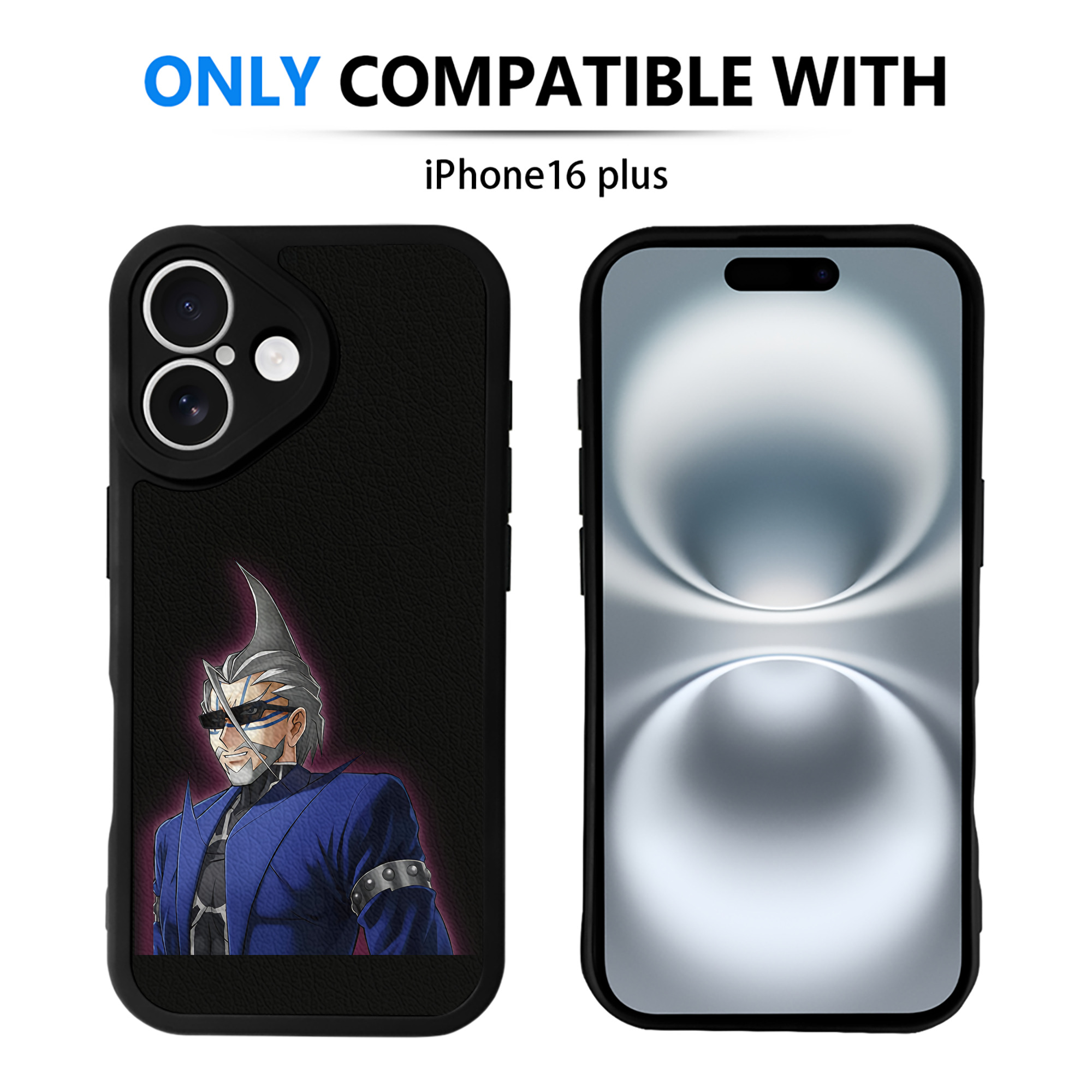 （画像用） 遊☆戯☆王 Yu-Gi-Oh! 【iPhone 16シリーズ対応】シリコンスマホケース（レザー調） 材質：シリコン